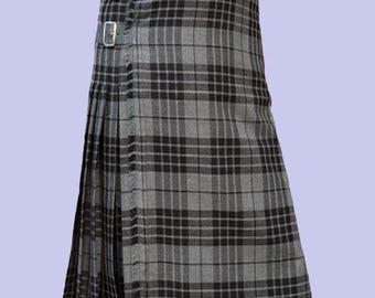 Scottish Traditional Grey Watch Tartan Kilt