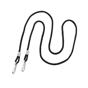 Double Clip Lanyard - Free Shipping - Badge Neck Straps w/ Two J Hooks - Event/Ticket Holder (2140-5801)