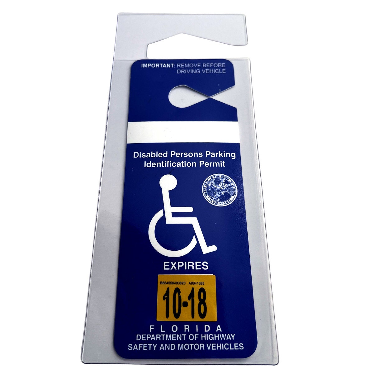 2 Pack Handicap Placard Holder Free Shipping Disability Etsy