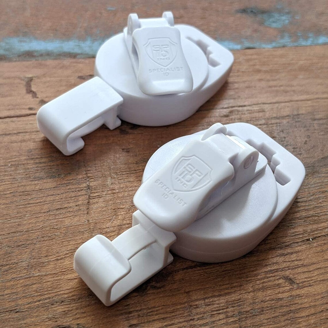 5 White MRI Safe Badge Reels Free Shipping No Twist 360 Etsy