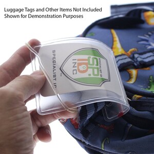 10 Luggage Loops - Free Shipping - 6 Inch Premium Clear Plastic Luggage ...