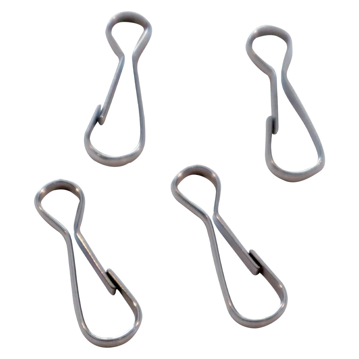 25 Small Metal Spring Clips Free Shipping 1 1/4 Inch J Hook Clasp DIY Face  Mask Lanyard for Beading or Paracord Zipper Pulls -  Canada