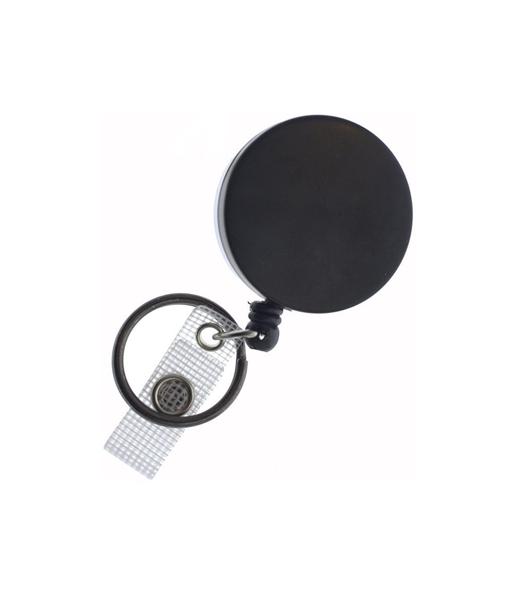 Heavy Duty Retractable Large Steel Badge Reel with Strap to hang ID Card  Holder