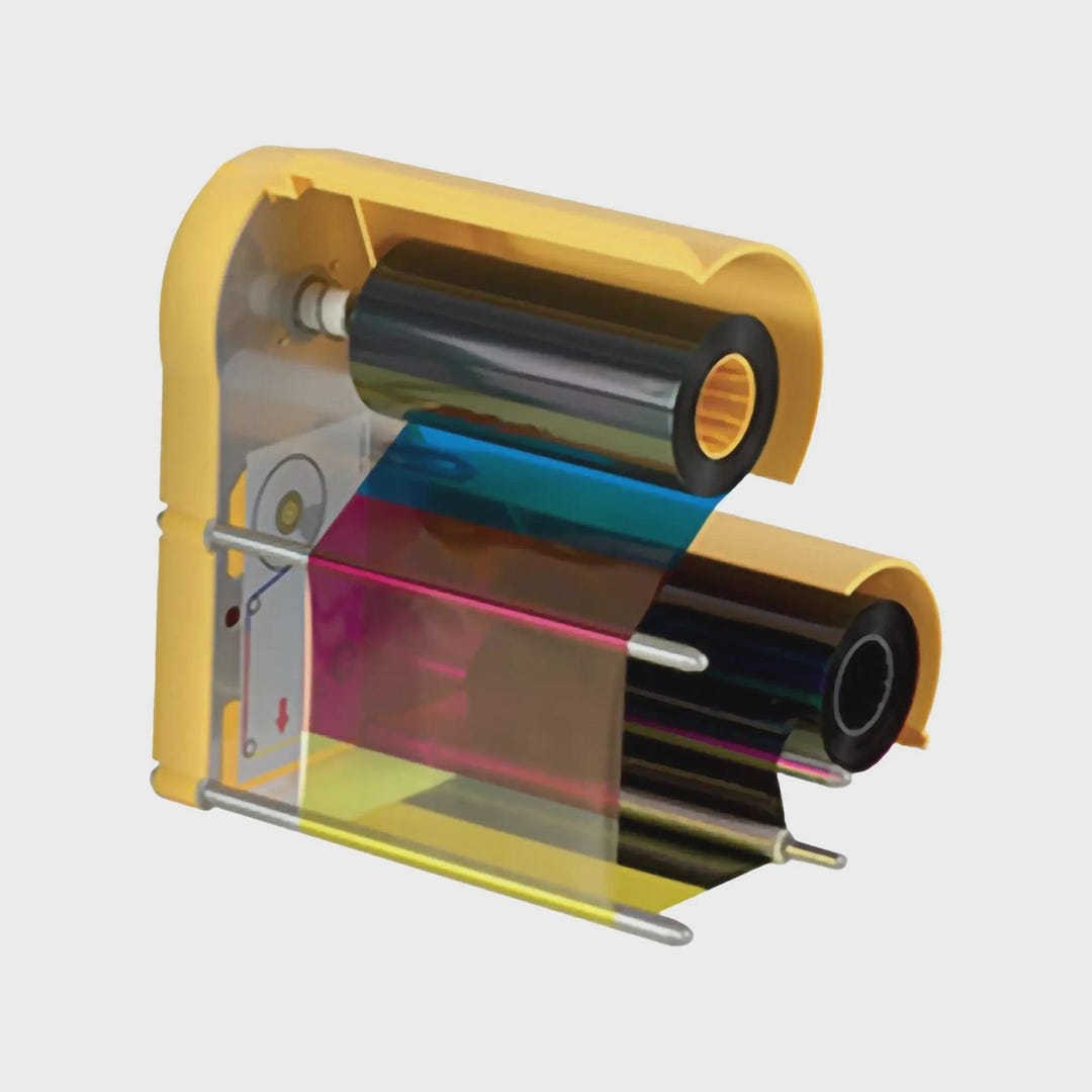 Retansfer Ribbon Magicard Prima833 YMCKK Retransfer Ribbon - 750 Images - Full-color ...
