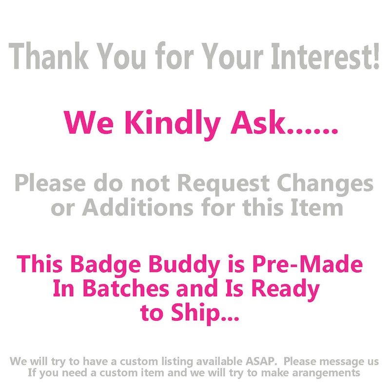 Pink RN Badge Buddy bb-rn-Pink-V Free Shipping! Wear Behind VERTICAL ID Badge Hot Pink Badge Buddy for Registered Nurses