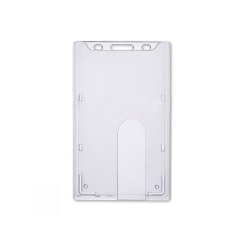 Hard Plastic Badge Holder Vertical Top Load Clear Rigid ID Etsy