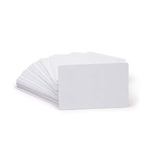 Bulk 100 Pack Premium Blank Composite Id Cards for Retransfer Printers 30 Mil Graphic Quality PET PVC Blend CR80 8030 by Specialist ID