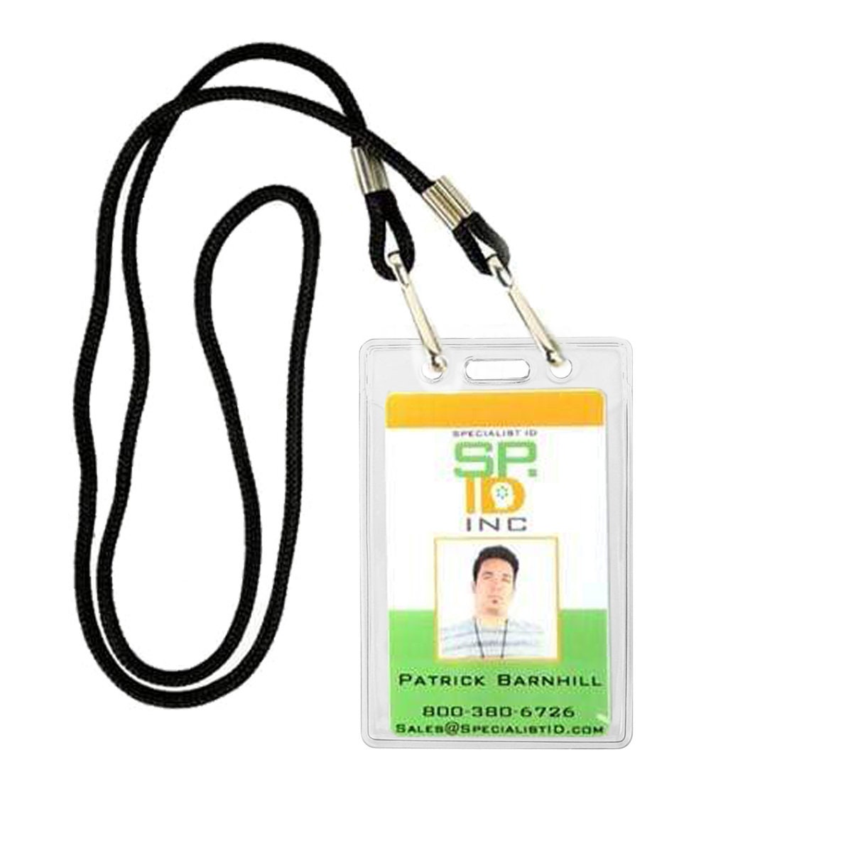 plastic sleeves for id cards Amazon.com : Bulk 100 Pack - Heavy Duty Clear Vinyl Badge Holders for  Vertical Name Badges - Great for Employee or Student ID Card