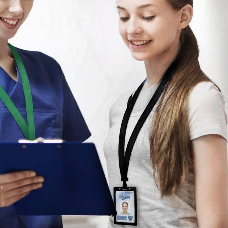 Antimicrobial Breakaway Lanyard MRI Safe Badge Lanyards Etsy