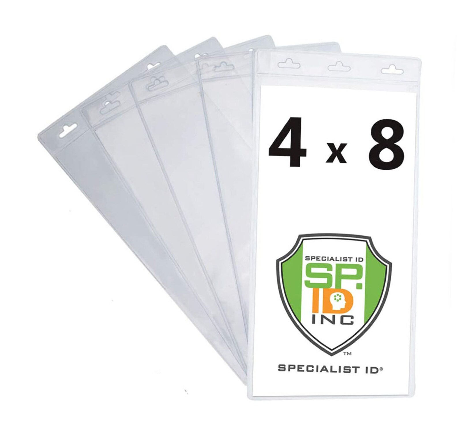 10 Pack 4x8 Plastic Ticket Holders Free Ship Extra Etsy