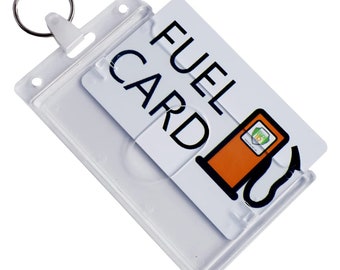 10 Pack keychain Card Holder Rigid Hard Plastic Badge Case With Key Ring for Single Fuel Card Student ID CAC Membership Cards More Etsy Canada