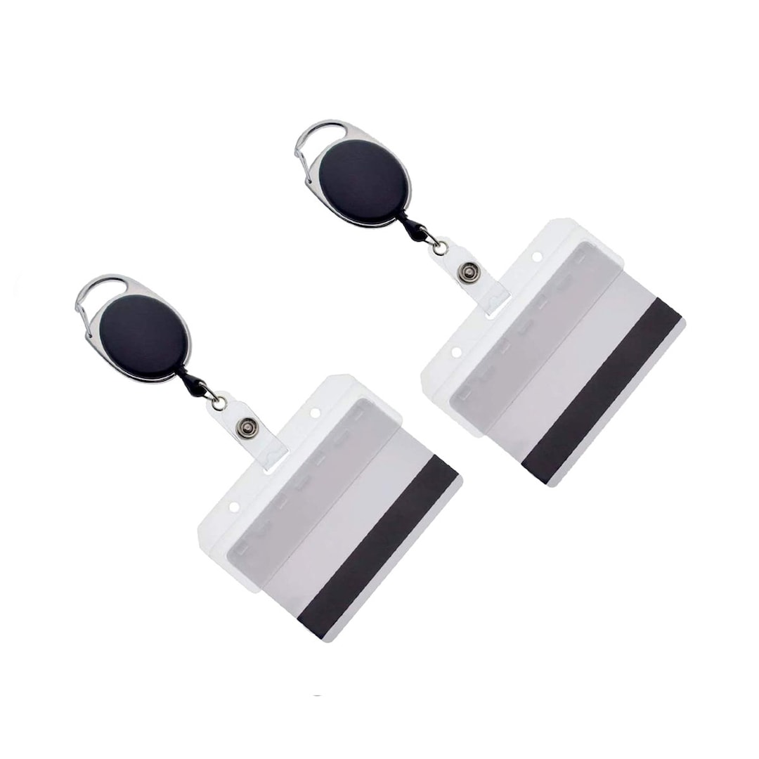 Soporte Para Tarjetas De Identificación Con Cordón Retráctil, Mosquetón Giratorio De 360, Carrete De Insignia De