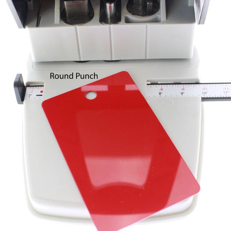 Three in One ID Card Hole Puncher With Guides Desktop Slot Etsy