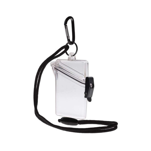 Witz Card Holder Case With Lanyard and Clip Waterproof See Through Case for  ID Badge, Credit Cards, Key & Cash Beach, Pool Accessory -  Canada