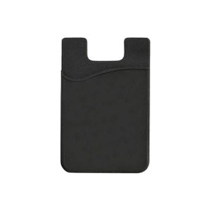 2 Pack - Silicone Cell Phone Wallet - Envío Gratis!! - Bolsillo adhesivo trasero para tarjeta de identificación, tarjetas de crédito - Se adhiere a la superficie lisa y plana
