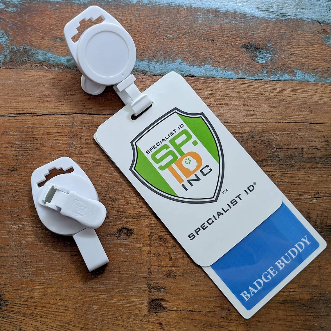 5 White MRI Safe Badge Reels Free Shipping No Twist 360 Etsy