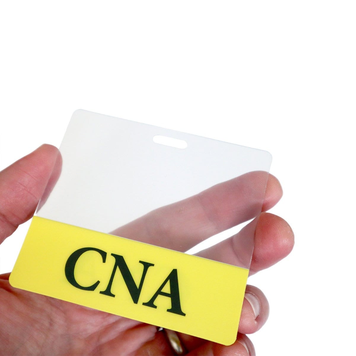 CNA Badge Buddy Horizontal Clear Free Ship Nurse Badge Card 
