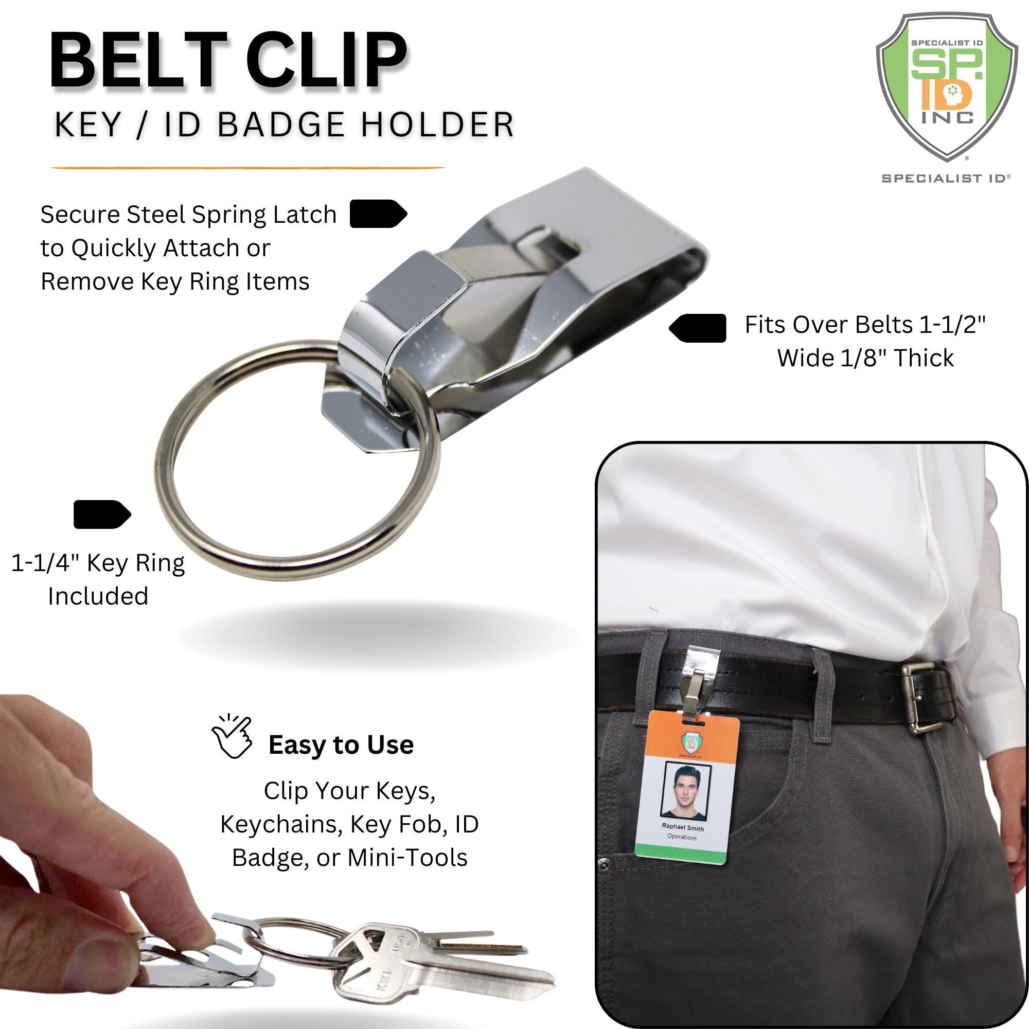 Id key ring best sale
