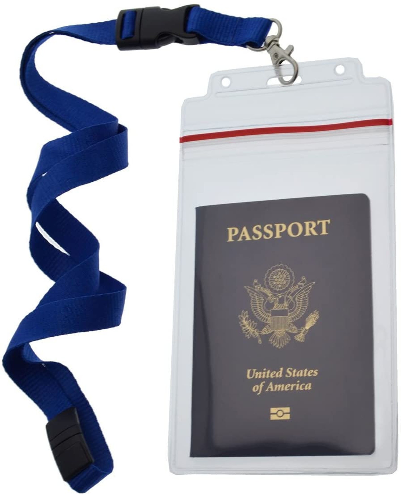 2 Pack Passport Holders With Lanyard Free Shipping Vertical Water