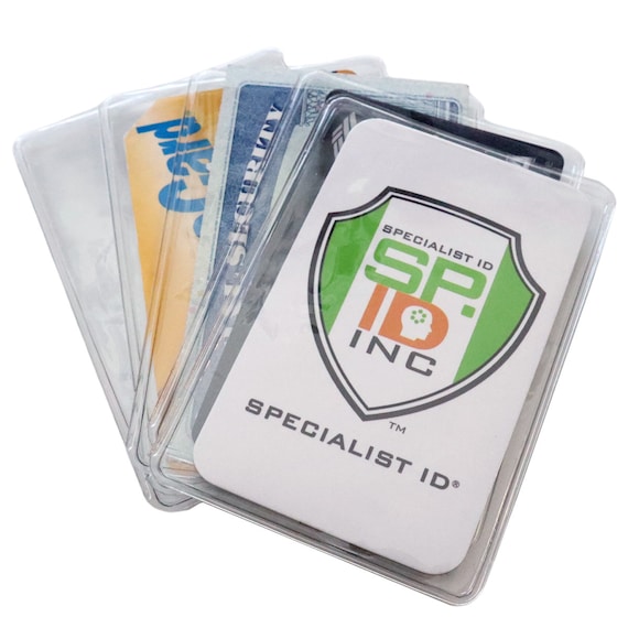 5 Medicare Card Holder Free Ship Clear Vinyl Protector Sleeves for