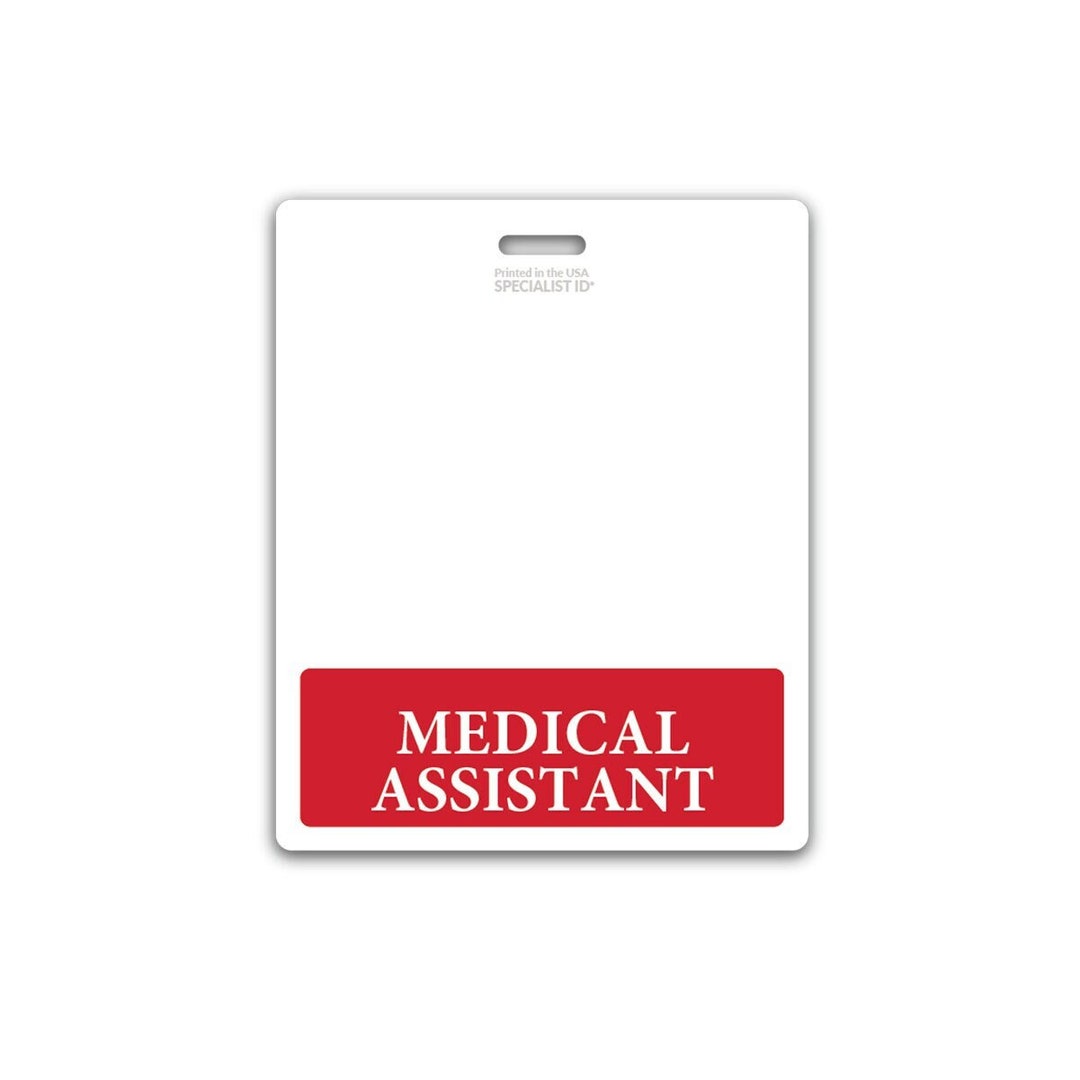 XL Medical Assistant Badge Buddy Horizontal - Free Shipping ...
