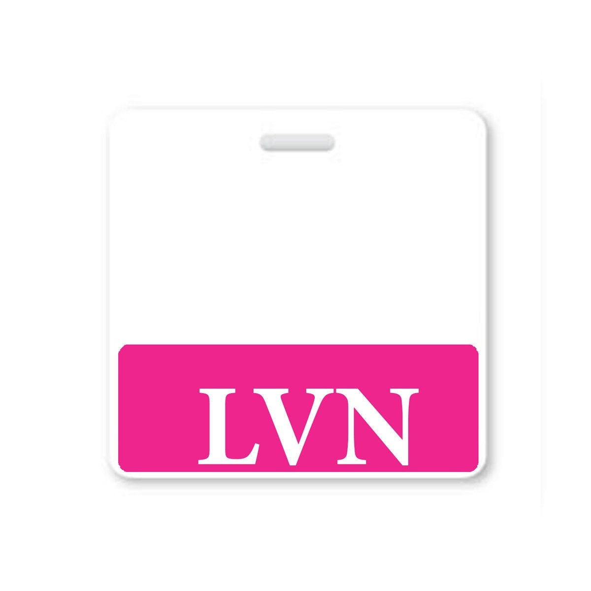 LVN Badge Buddy Card Set | Pink Horizontal Reference Cards For Licensed Vocational Nurses | 7 Double-Sided