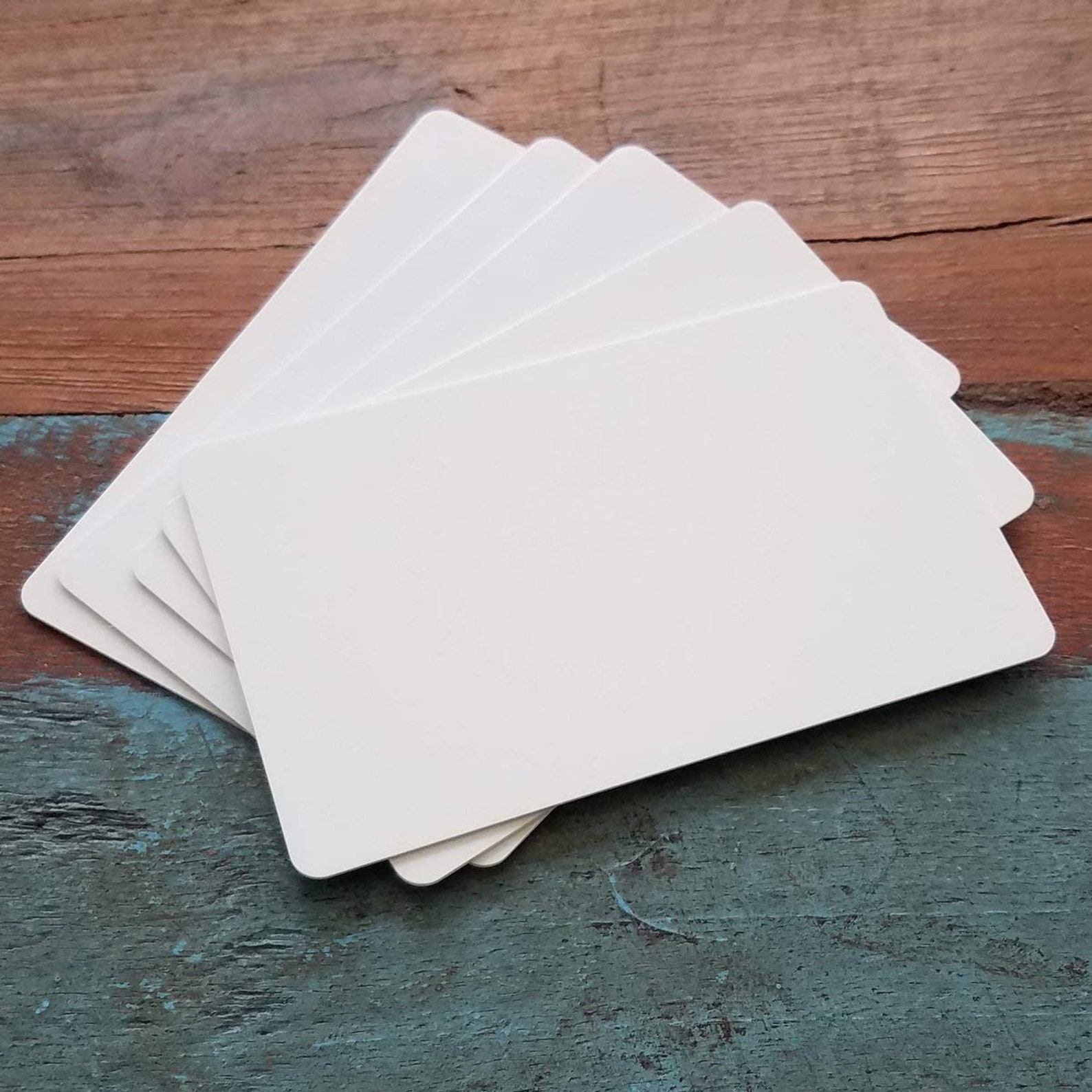 1000 Pack Blank PVC Cards White Plastic CR80 30 Mil Free Etsy