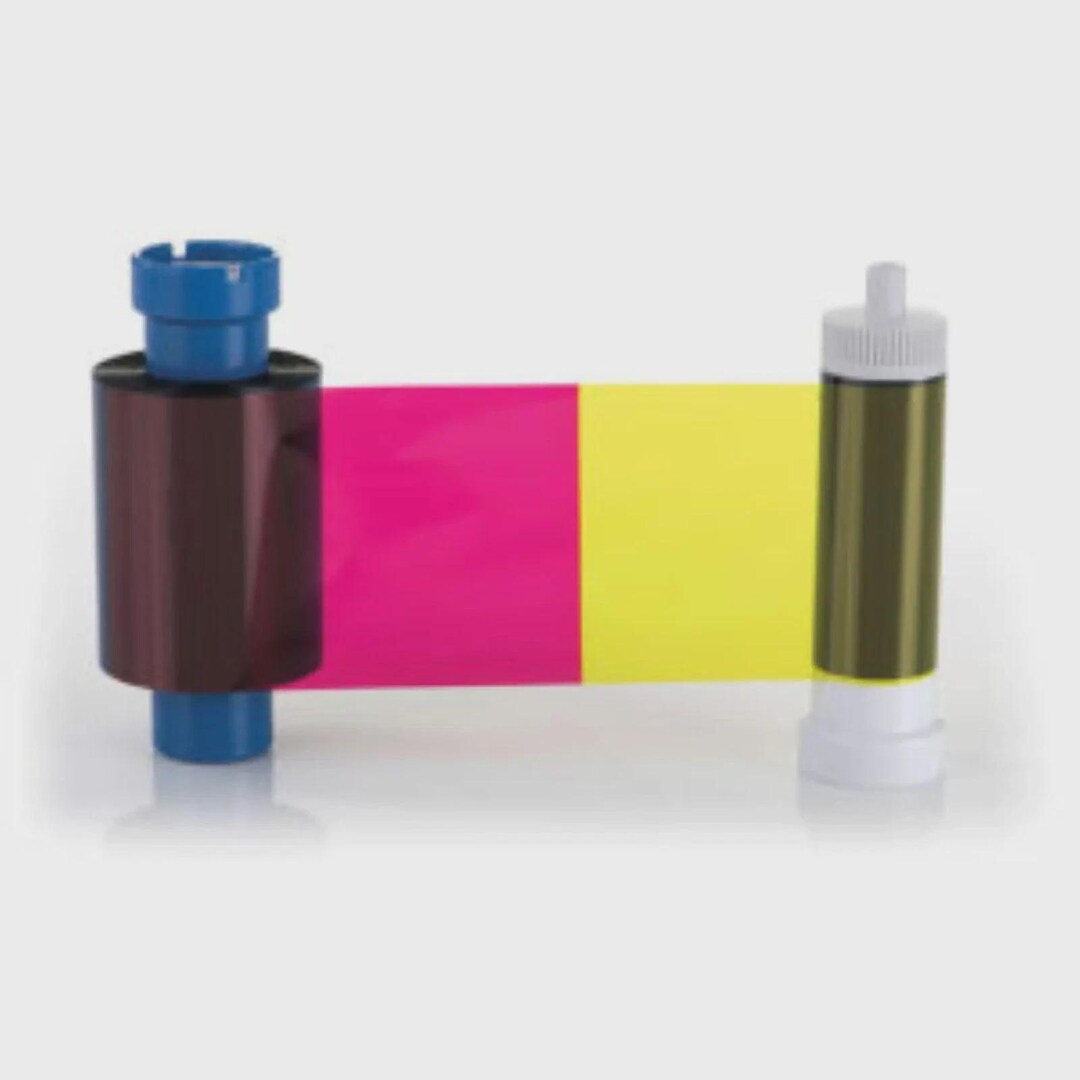 Protective Ribbon Magicard PR100COL YMCKO Ribbon - Full-color ID Prints With Protective ...
