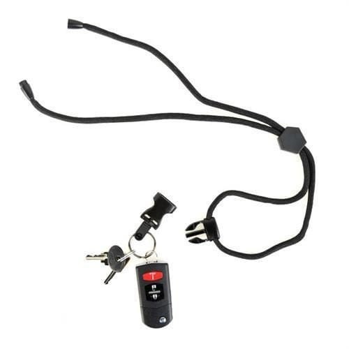 100 Pack - Black Breakaway Lanyard With Detachable Key Ring - Free