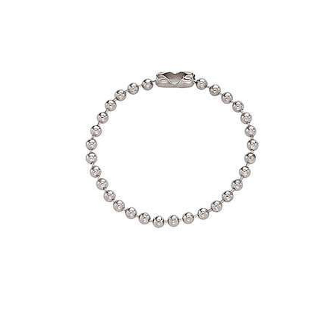 10- Silver Ball Key Chain Connectors - 4