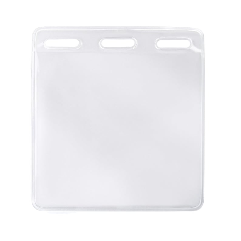 25 Event Badge Holder 4x4 Large Horizontal Clear Sleeves Etsy