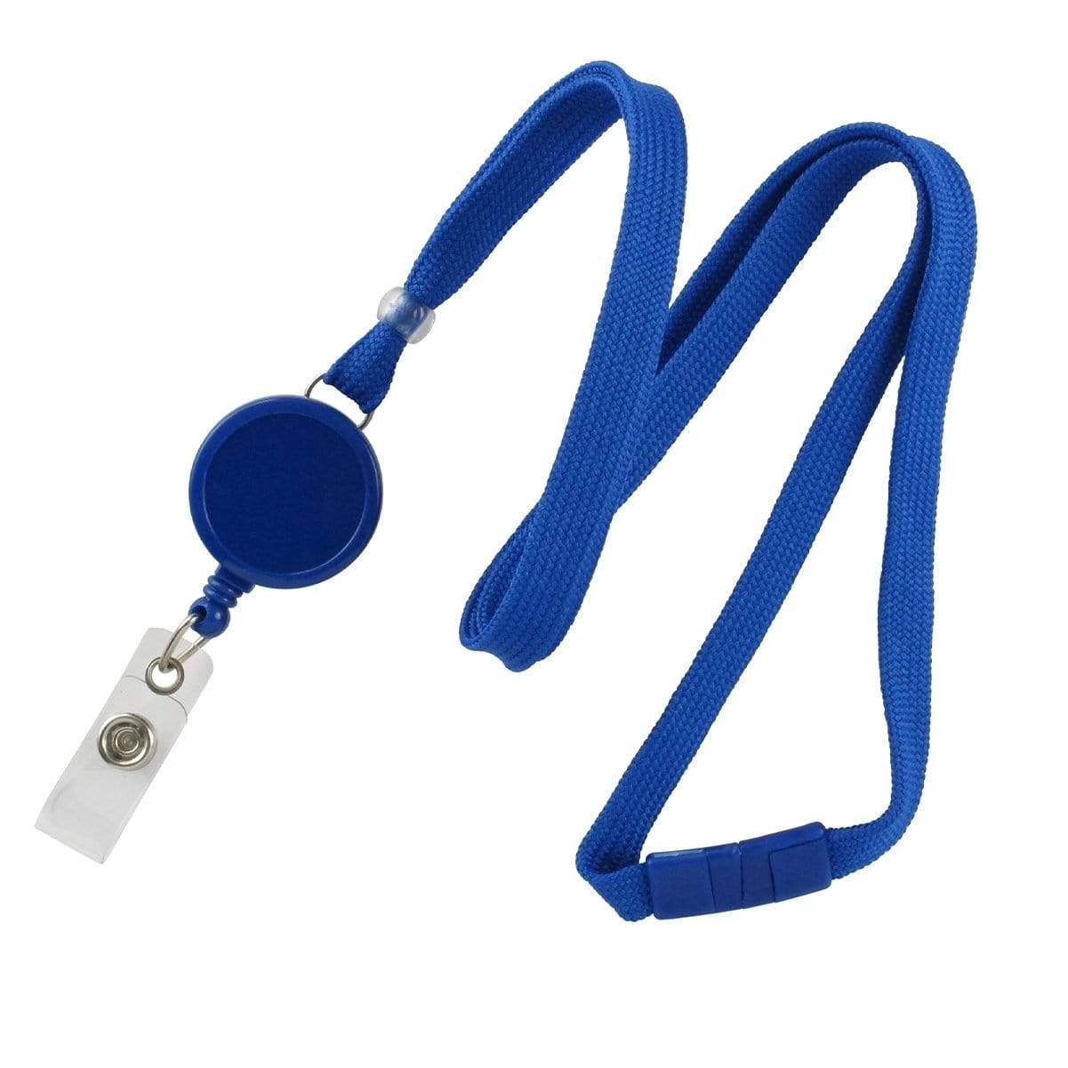 2 Pack Lanyard with ID Badge Holder Blue Red Lanyards for id Card Holder  Neck Office Lanyards for id Badges Name Tag Card Holders 