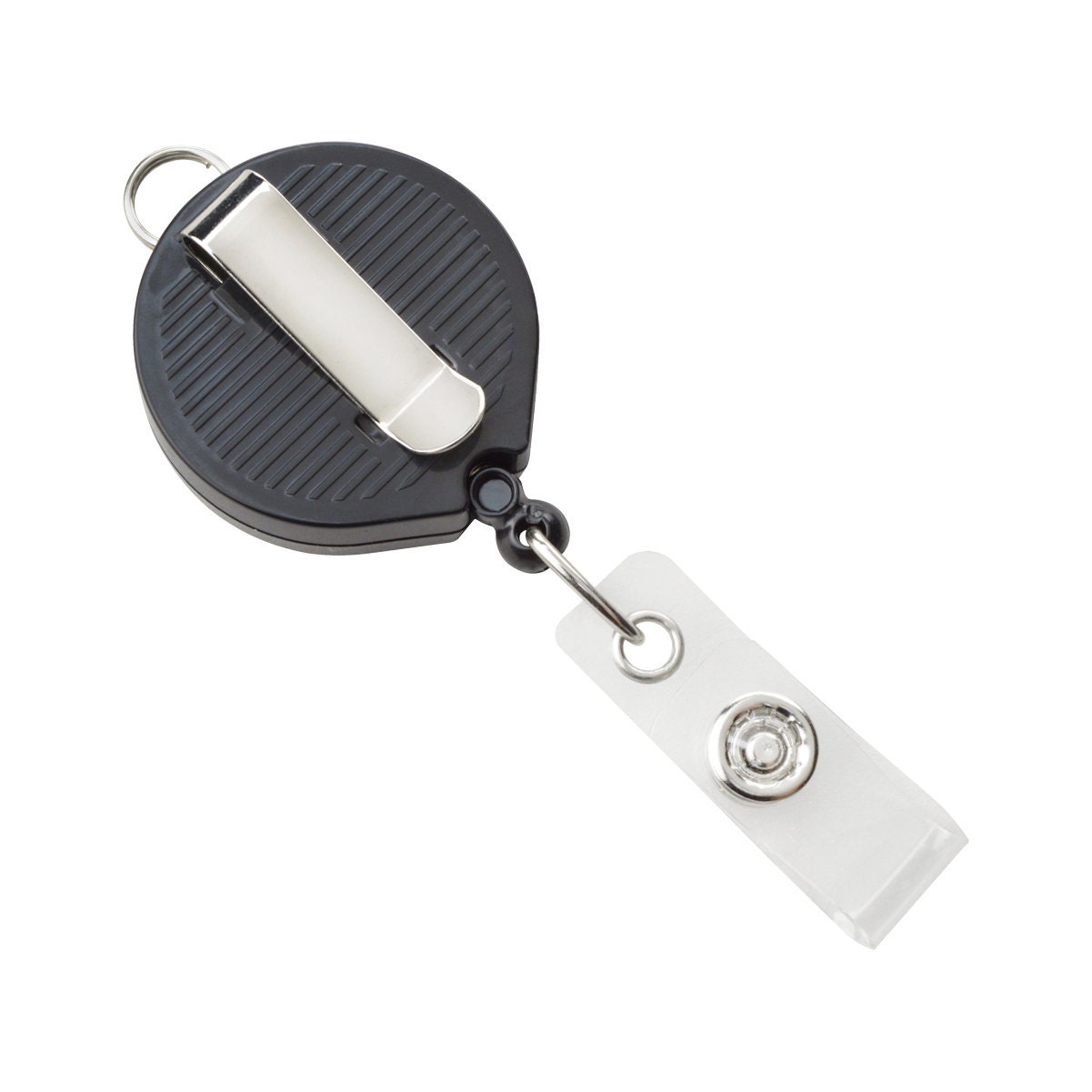 10 Badge Reels With Large 1 Inch Surface Lanyard Attachment Top