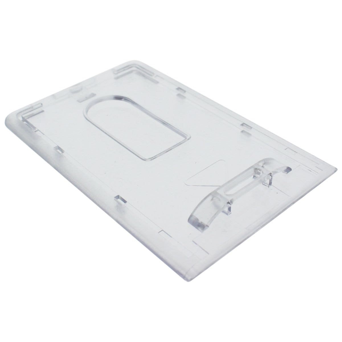 clear plastic sleeves for id cards S 10 Pack Waterproof PVC Card Protector Clear Frosted Cover by Specialist ID DURABLE HARD PLASTIC BADGE HOLDER Clear Hard Plastic Badge Holder