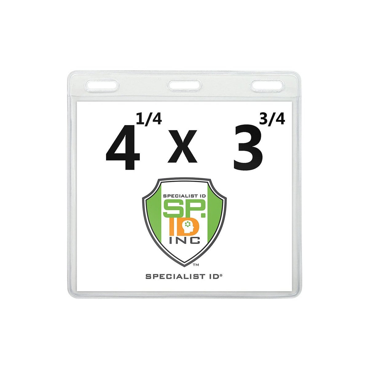 plastic sleeves for vaccine cards CDC Vaccination Card Protector, Immunization Record Vaccine Card Holder, 4 X 3 Inches Horizontal ID Card Name Tag Badge Holders, Clear Plastic Sleeve main image 0
