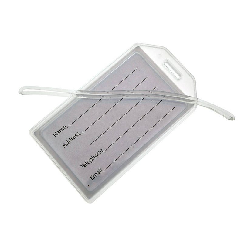 100 Clear Luggage Tag Holders Free Shipping 6 Worm Etsy