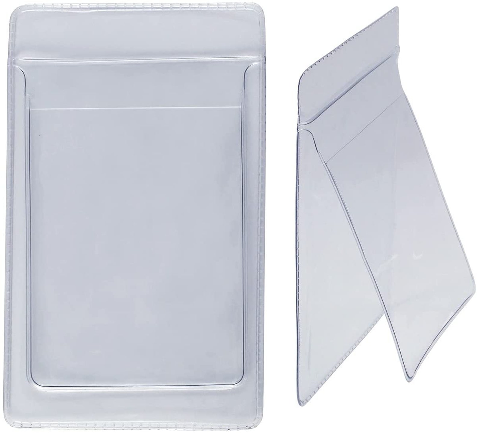 Pocket Protector for Pens With Badge Holder - Vertical Pouch Fits in ...