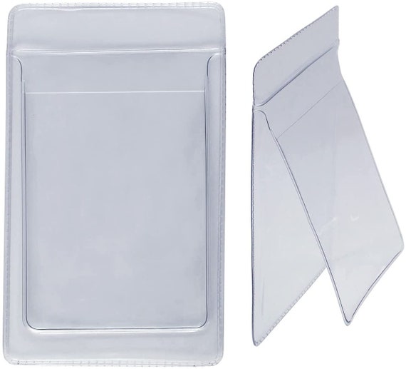 velcro clear card sleeve Hastings Weatherproof Hold Card Holder Vinyl Tag Case | 13320 | 5.50