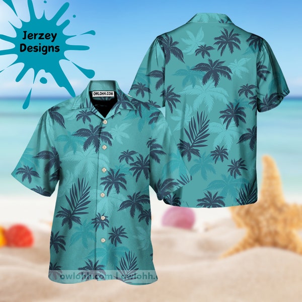 Vercetti Tropical Floral 3D Hawaiian Shirt Print Tropical Summer Beach Gift For Men Youth Best Gift For Party Valentine Birthday