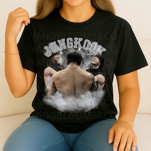 Jungkook Black Shirt - Etsy