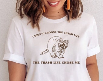 Waschbär T-Shirt Waschbär seltsam spezifische Hemden, die Waschbärgeschenke Waschbär es ist, was es ist, und es ist nicht großes Waschbär trash T-Shirt