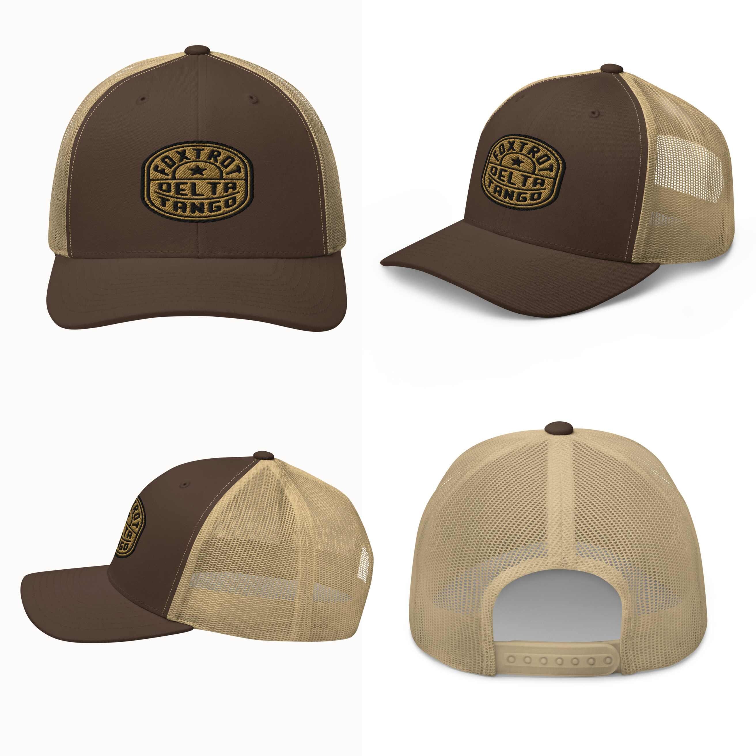 FDT Foxtrot Delta Tango Unisex Embroidered Trucker Hat, Gift
