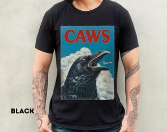 CAWS Parody Shirt, Monster Crow Shirt, Shirts That Go Hard, Oddly Specific, Shark Movie Funny Tshirt, Bird Lover Gift, Weirdcore, Absurd