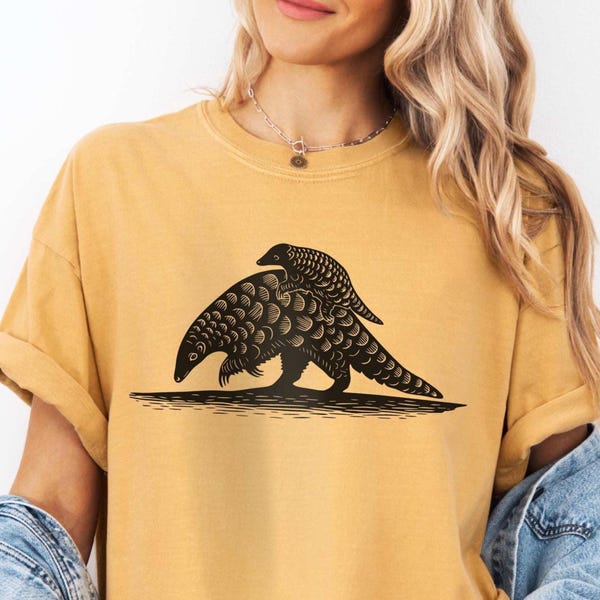 Pangolin Tshirt, Comfort Colors Mama + Baby Pangolin Tee, Save The Pangolins T-shirt, Endangered Animal, Pangolin Lover Gift, Conversation