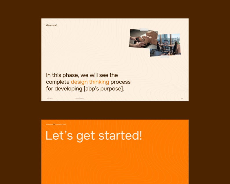 Design Thinking Presentation Template | Canva & Figma Product Design ...