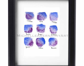 Constellations Winter Northern Hemisphere Digital Download