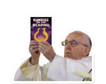 Pope X Sonnenaufgang auf dem Ernten Aufkleber