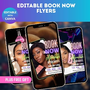 Volantino "Prenota ora": Promozione Salone di Bellezza - Servizi per Ciglia, Unghie e Capelli