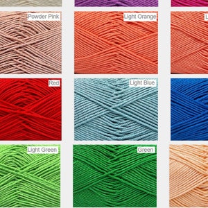 100% Mercerised Cotton Summer Natural Fine Weight Yarn Camilla