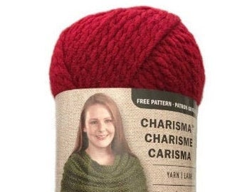 Pack of 4 CHARISMA TWEED Bulky Yarn by Loops and Threads GRAY 
